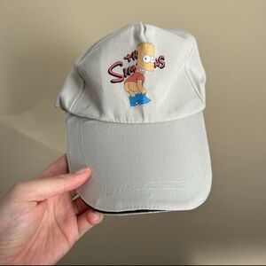 The Simpsons Bart Simpson Cartoon Cream Baseball Cap